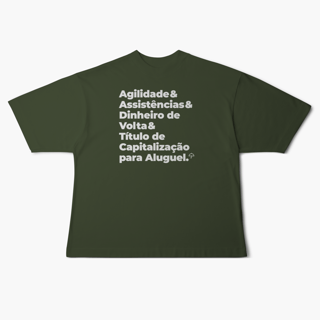 Nome do produto Título de Capitalização para Aluguel - Agilidade, Assistência e Dinheiro de Volta (Oversized)