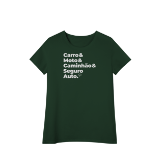 Nome do produto Seguro Auto - Carro, Moto e Caminhão (Baby Long Algodão Pima)