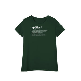 Nome do produto Apólice - Explicando o Segurês (Baby Long Algodão Pima)