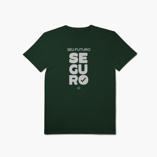 Nome do produto Seu Futuro Seguro (T-Shirt Algodão Pima)