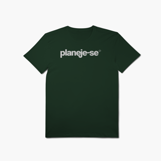 Nome do produto Planeje-se (T-Shirt Algodão Pima)