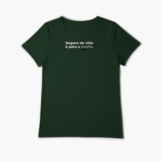 Nome do produto Seguro de vida é pra vida (Baby Long Algodão Pima)