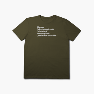 Nome do produto Planos Odontológicos - Cuidado, Prevenção e Qualidade de Vida (T-Shirt Prime)