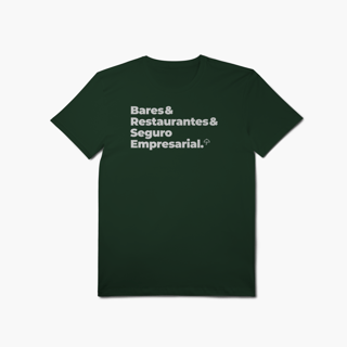 Nome do produto Seguro Empresarial - Bares e Restaurantes (T-Shirt Algodão Pima)
