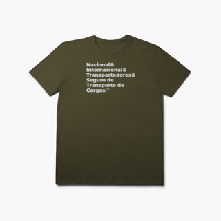 Nome do produto Seguro de Transporte de Carga - Nacional, Internacional e Transportadores (T-Shirt Prime)