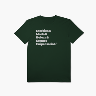 Nome do produto Seguro Empresarial - Estética, Moda e Beleza (T-Shirt Algodão Pima)