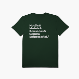 Nome do produto Seguro Empresarial - Hotéis, Motéis e Pousadas (T-Shirt Algodão Pima)