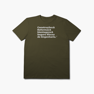 Nome do produto Seguro Riscos de Engenharia - Construções, Reformas e Montagens (T-Shirt Prime)