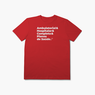 Nome do produto Planos de Saúde - Ambulatorial, Hospitalar e Completo (T-Shirt Prime)