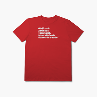 Nome do produto Planos de Saúde - Médicos, Hospitais e Laboratórios (T-Shirt Prime)