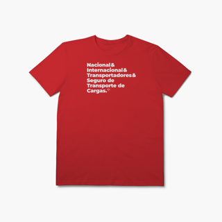 Nome do produto Seguro de Transporte de Carga - Nacional, Internacional e Transportadores (T-Shirt Prime)