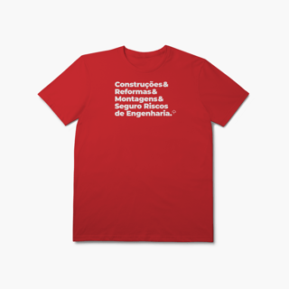 Nome do produto Seguro Riscos de Engenharia - Construções, Reformas e Montagens (T-Shirt Prime)