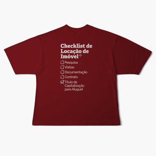 Nome do produto Checklist de Locação de Imóvel com Título de Capitalização para Aluguel (Oversized)