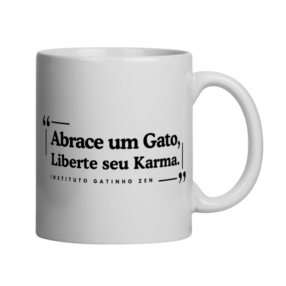 Caneca Abrace um Gato