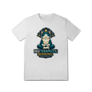 Nome do produto Camiseta Unisex - Meu terapeuta Ronrona