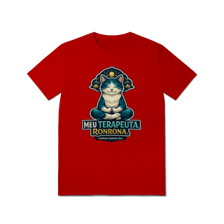 Nome do produto Camiseta Unisex - Meu terapeuta Ronrona