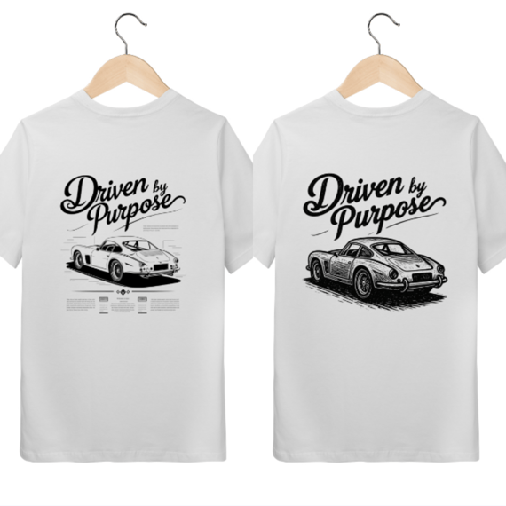2 Camisetas T-Shirt Quality Infantil Driven by Purpose M1 e M2 - 10 a 14 anos