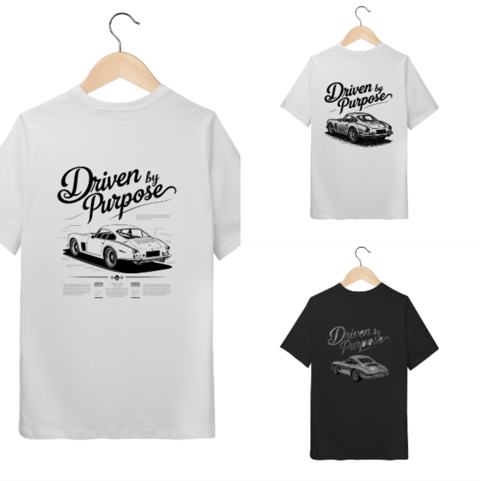 Nome do produto: 3 Camisetas T-Shirt Quality Infantil Driven by Purpose M1, M2 e M3 - 10 a 14 anos