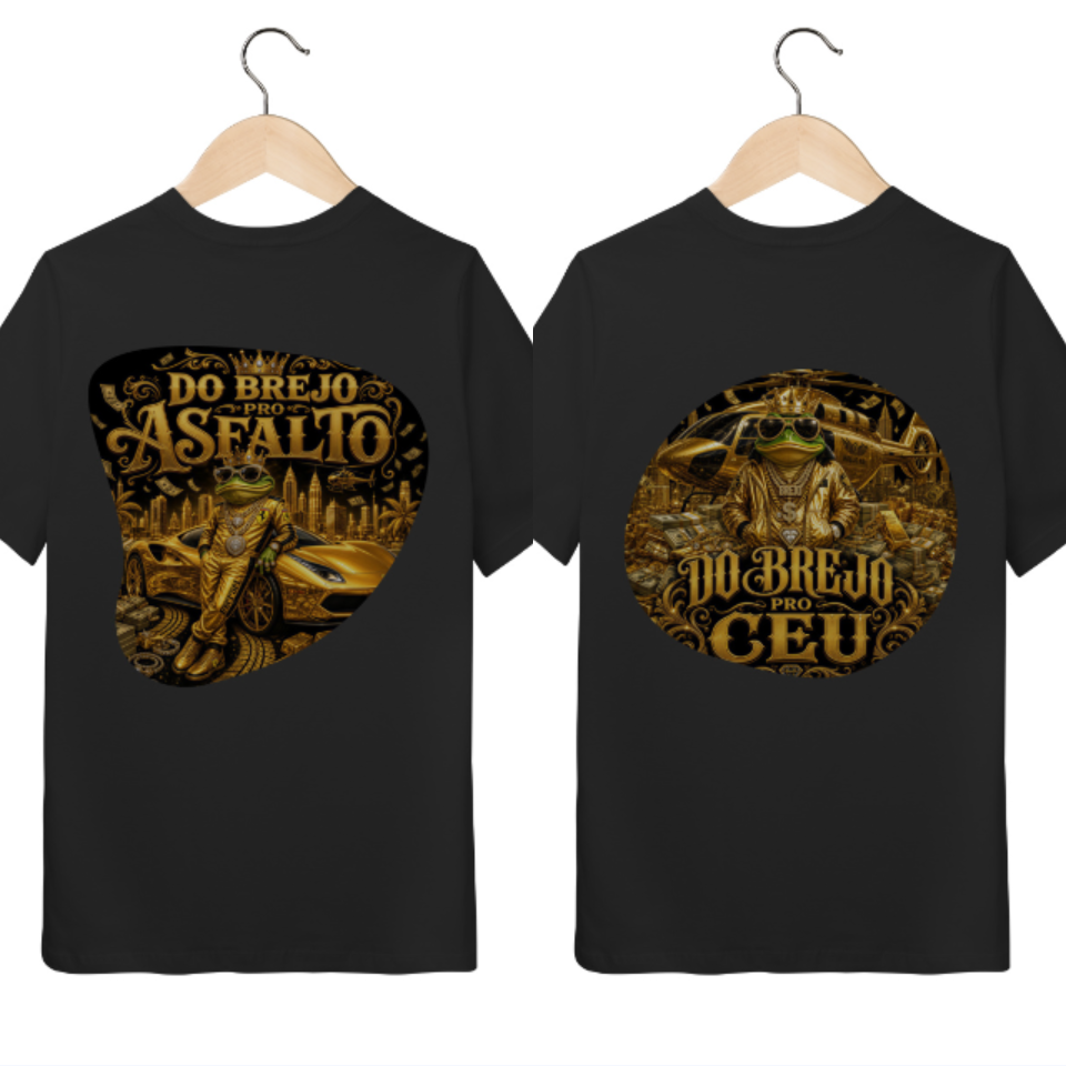 Nome do produto: 2 CamisetaS T-Shirt Quality Infantil DO BREJO M1 e M2 - 10 a 14 anos