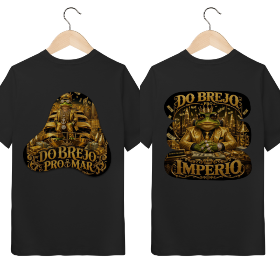 Nome do produto: 2 CamisetaS T-Shirt Quality Infantil DO BREJO M3 e M4 - 10 a 14 anos