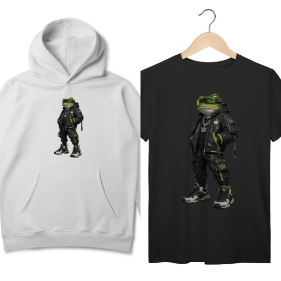 Moletom Prime + Camiseta T-Shirt Prime RICH FROG M1