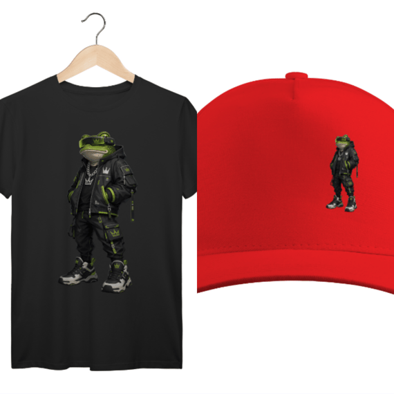 Camiseta T-Shirt Prime + Boné Quality RICH FROG M1 