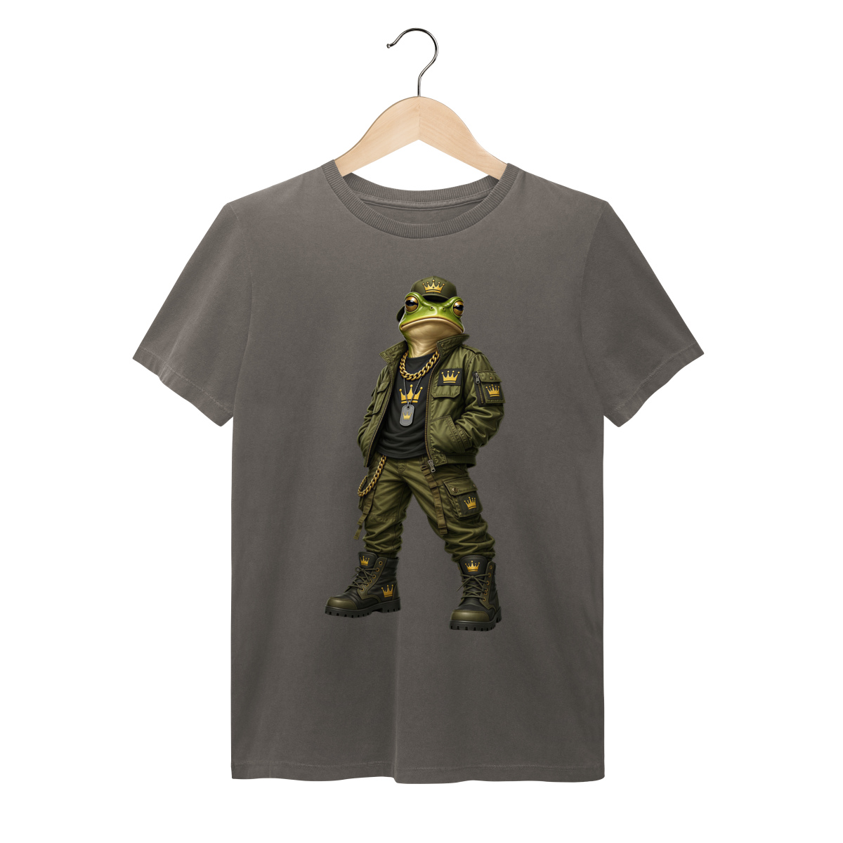 Nome do produto: Camiseta T-Shirt Estonada RICH FROG M2 - Sapo Zion