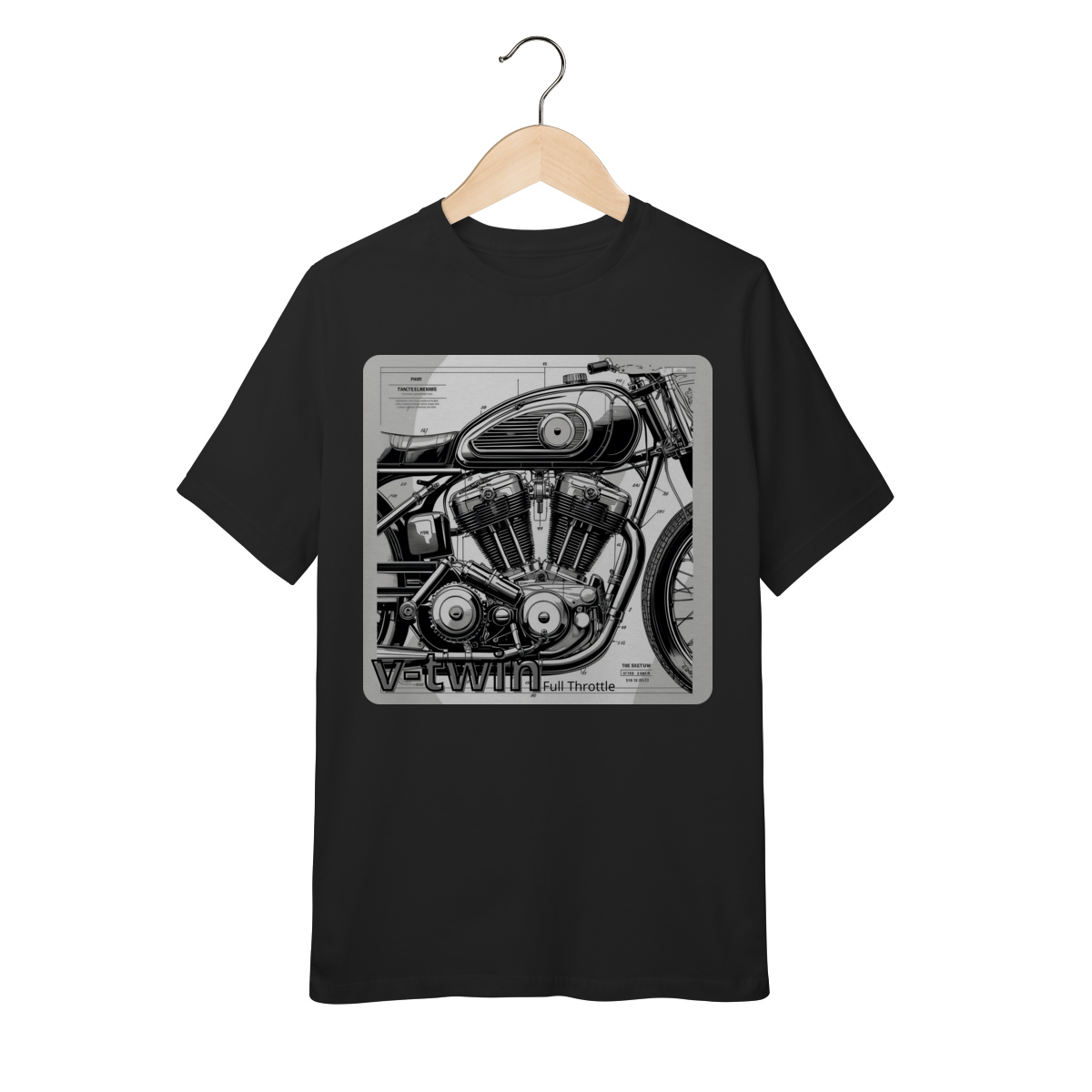 Nome do produto: Camiseta T-Shirt Quality Infantil V-Twin M1 - 10 a 14 anos