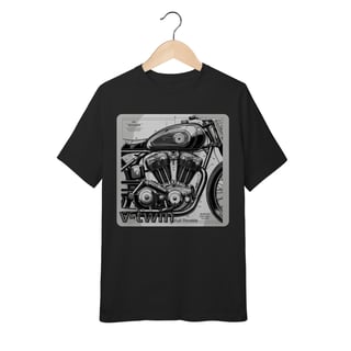 Camiseta T-Shirt Quality Infantil V-Twin M1 - 10 a 14 anos