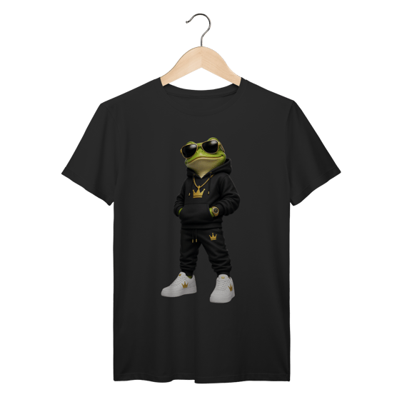 Camiseta T-Shirt PRIME RICH FROG M6 - Sapo Black