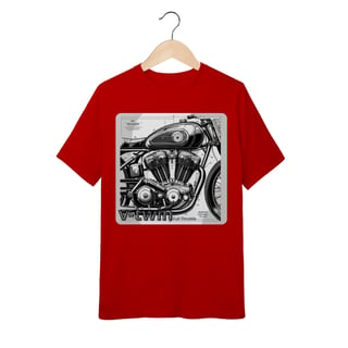 Nome do produto Camiseta T-Shirt Quality Infantil V-Twin M1 - 10 a 14 anos
