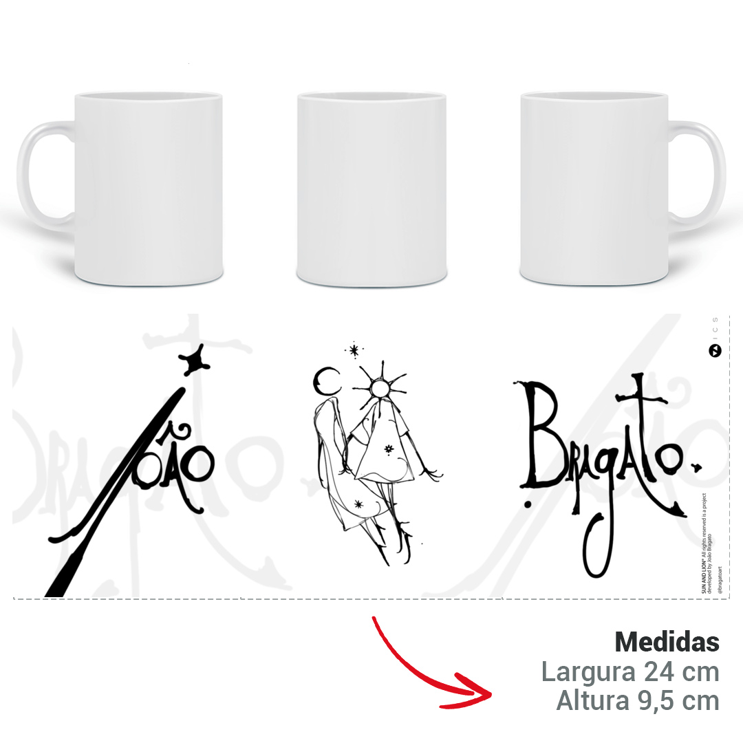 Caneca Sol e Lua - João Bragato