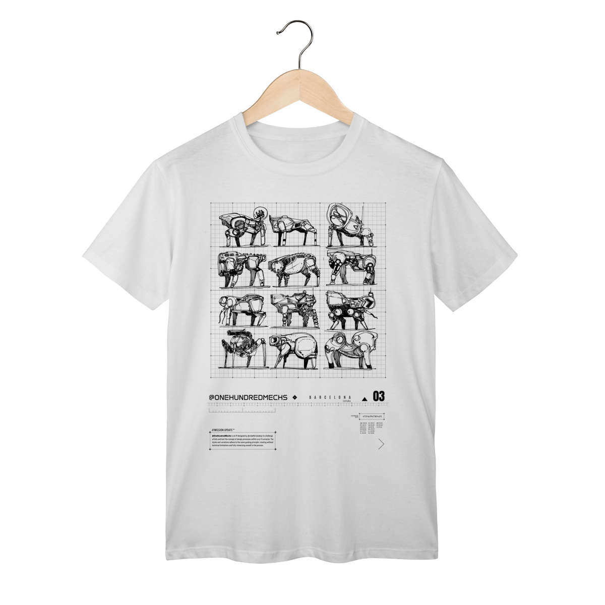 Nome do produto: Camiseta Clássica MECHS 03 - Vidal Fernandes