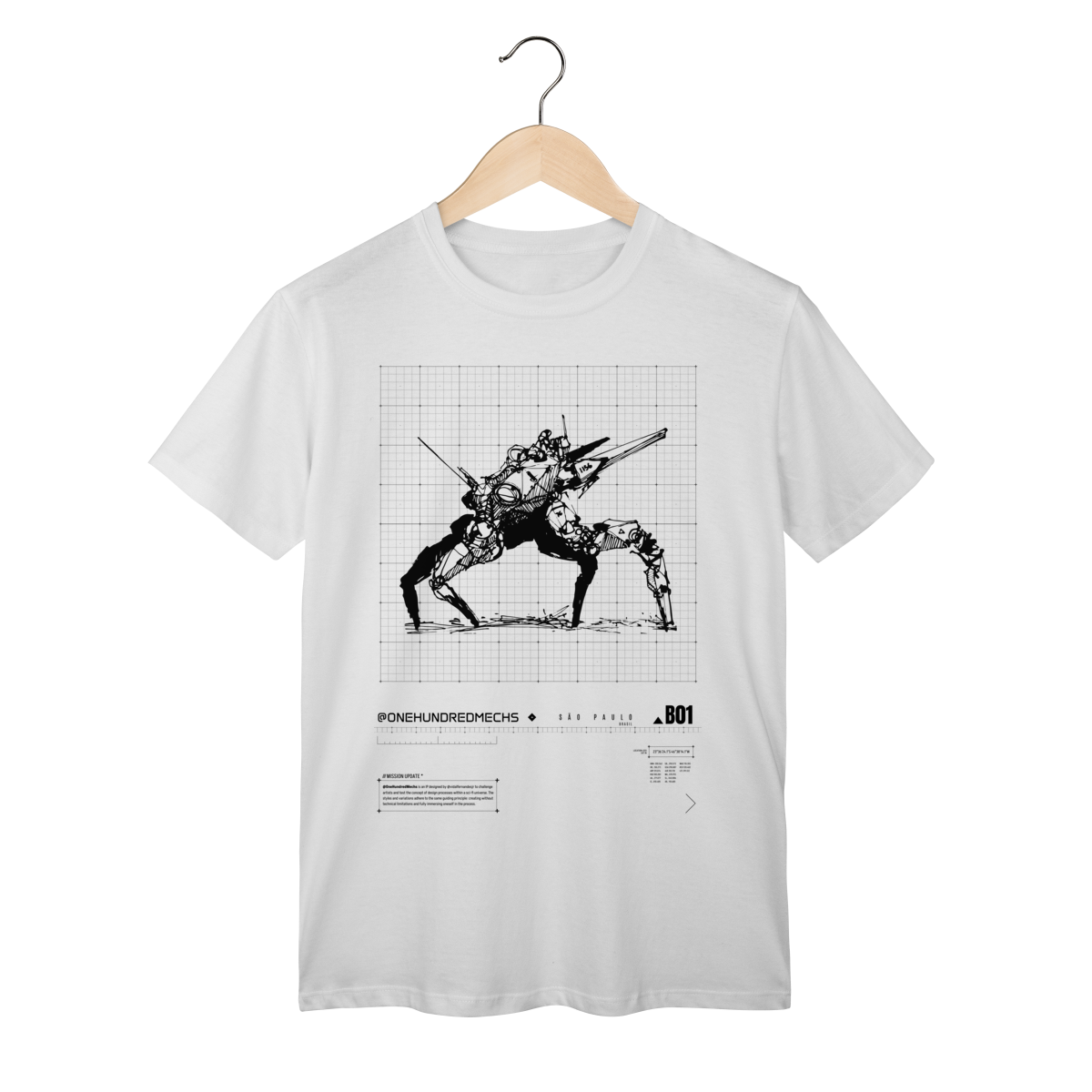 Nome do produto: Camiseta Clássica MECHS 11 - Vidal Fernandes