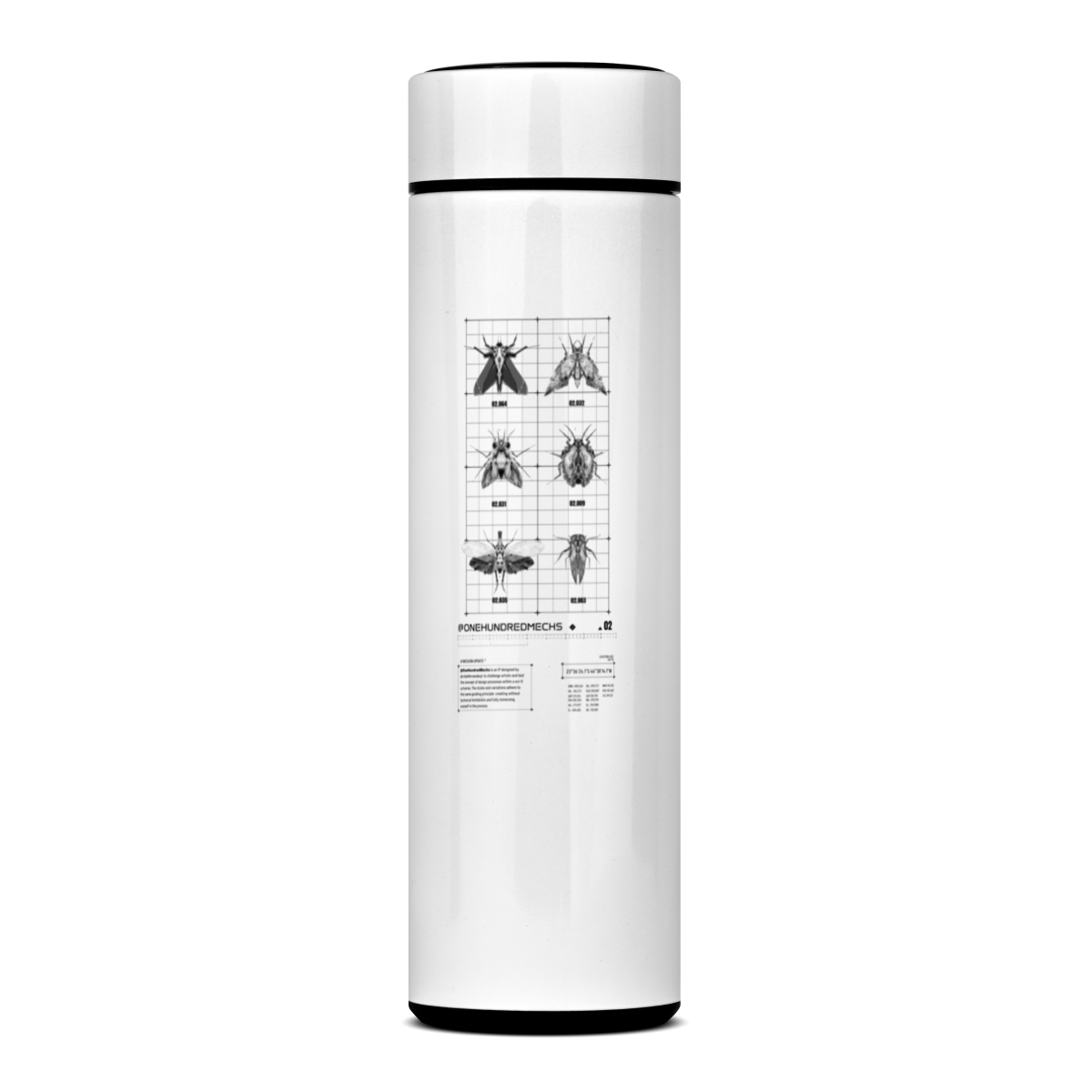 Nome do produto: Garrafa Térmica Mechs 02 - Vidal Fernandes