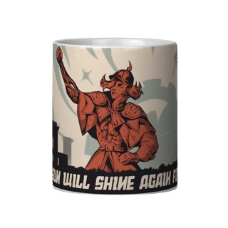Nome do produto Caneca Darkdawn - Pôster dos Guardiões do Sol