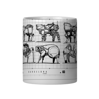 Nome do produto CANECA MECHS 03 - Vidal Fernandes