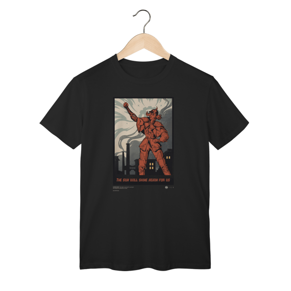 Camiseta Clássica Darkdawn - Pôster dos Guardiões do Sol