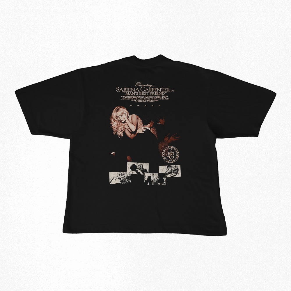 90s man's best friend tシャツ Camiseta Oversized | Man's Best Friend - Sabrina Carpenter