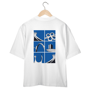 Nome do produto Camiseta Oversized ícones Brasília