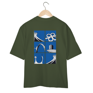 Nome do produto Camiseta Oversized ícones Brasília