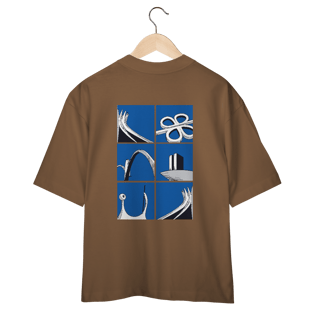Nome do produto Camiseta Oversized ícones Brasília