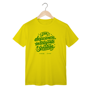 Nome do produto Camiseta promocional Com Deficiência [Acessibilizei + Candango]