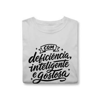 Nome do produto Camiseta promocional Com Deficiência [Acessibilizei + Candango]