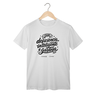 Nome do produto Camiseta promocional Com Deficiência [Acessibilizei + Candango]
