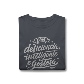 Nome do produto Camiseta promocional Com Deficiência [Acessibilizei + Candango]