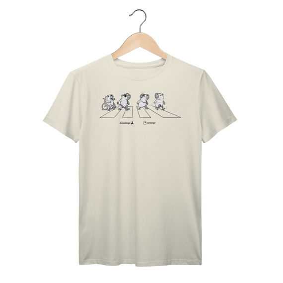 Camiseta - Capivaras Acessíveis [Acessibilizei + Candango]