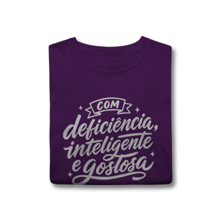 Nome do produto Camiseta promocional Com Deficiência [Acessibilizei + Candango]