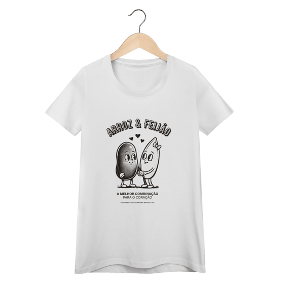 Baby look Arroz & Feijão