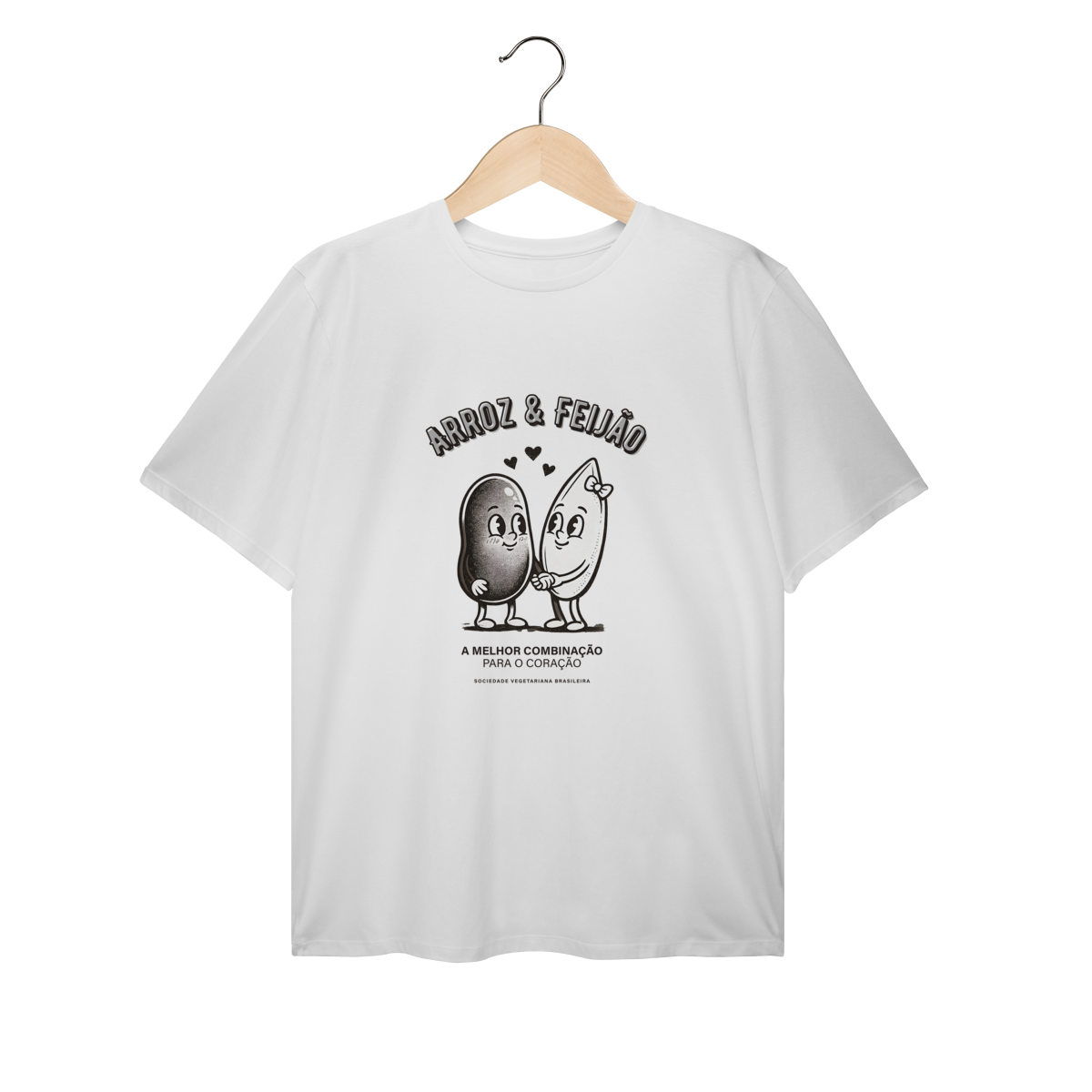 Camiseta Plus Size Arroz & Feijão